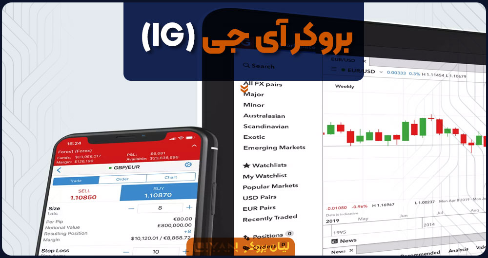بروکر آی جی از بهترین بروکرهای فارکس جهان