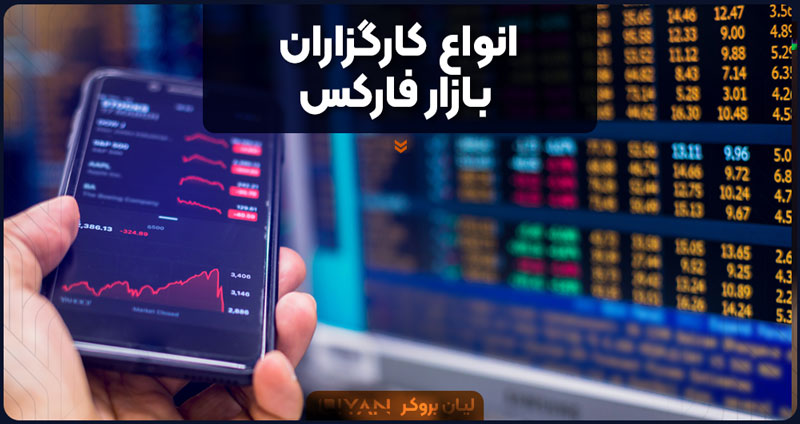 انواع کارگزاران بازار فارکس